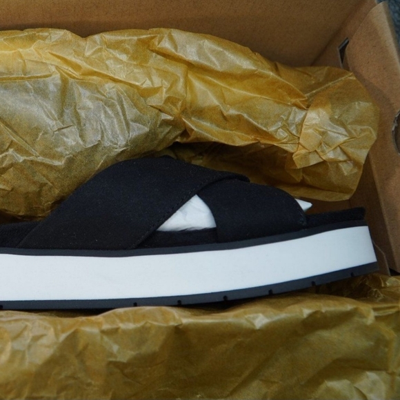 NEW KOOLABURRA CARENZA BU UGG BLACK 9M SLIDE ON SANDALS 3063 - Picture 7 of 9